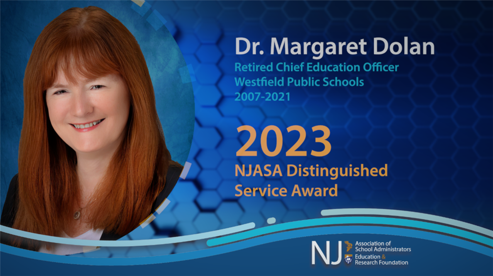 Congratulations Dr. Margaret Dolan New Jersey’s 2023 Distinguished Service Award Recipient